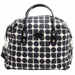 Kate Spade Black & Cream Glenmore Noel Juliet Satchel